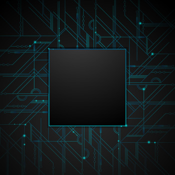 CPU科技背景素材