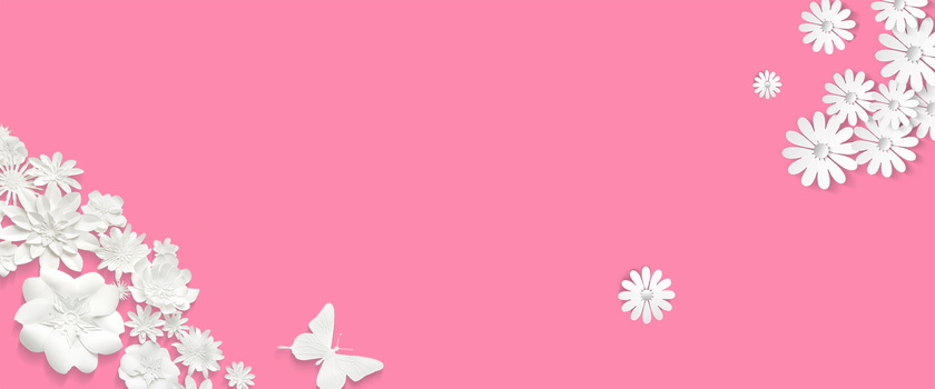 平铺花瓣粉色背景
