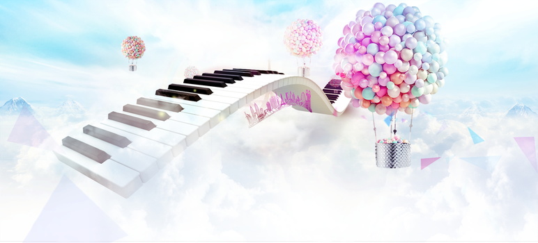 梦幻钢琴乐器培训海报