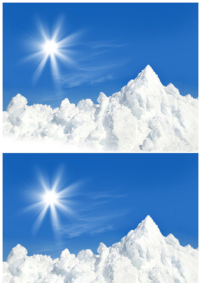 蓝天雪山背景图片下载 Ppt背景元素 风云办公