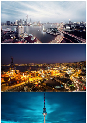 現代都市 高樓 城市標志性建筑——高大上商務類ppt背景圖片