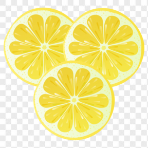 黄色柠檬切片夏季柠檬汁柠檬片