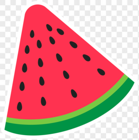 卡通三角西瓜水果设计