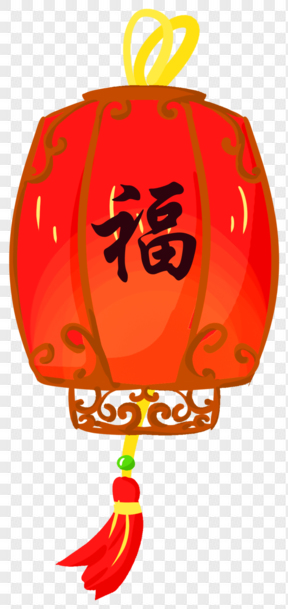 春节节日过年新年福字灯笼挂饰