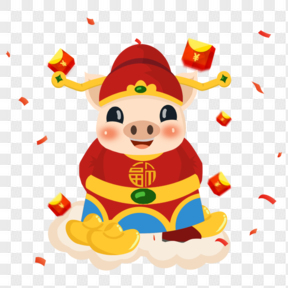 春節(jié)節(jié)日過年紅包財(cái)神