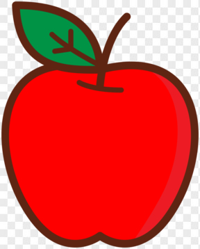 卡通手绘红色的苹果设计