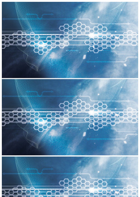 立體網蜂窩101010藍色科技背景圖片