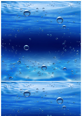 水纹气泡蓝色背景图片