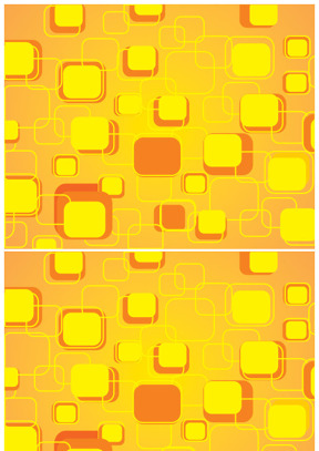 橙色圆角矩形抽象设计ppt图片