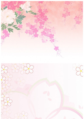 女生喜歡的粉色花朵花瓣圖案背景圖片（4張）