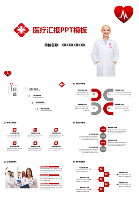 醫(yī)療工作匯報PPT匯報